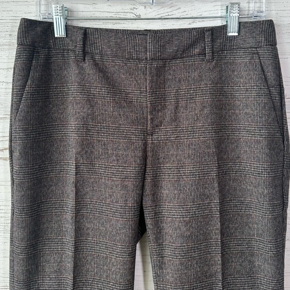 BANANA REPUBLIC Factory Plaid Low Rise Bootcut Pants 6P Fall 2023 - Picture 4 of 11